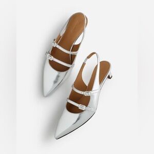 Madewell The Davina Slingback Pump Sz 6